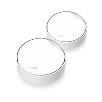 TP-LINK Technologies TP-Link DECO X50-POE(2-PACK) mesh Wi-Fi-system Dual-band (2,4 GHz / 5 GHz) Wi-Fi 6 (802.11ax) Vit 3 Intern