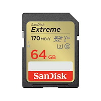 SANDISK SanDisk Extreme 64 GB SDXC UHS-I Klass 10