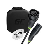 Green Cell Green Cell EVKABGC01 laddkabel för elektriskt fordon Svart Typ 2 3 5 m