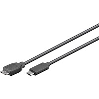 Goobay Goobay 67995 USB-kablar 0,6 m USB 2.0 Micro-USB B USB C Grå