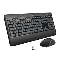Logitech Logitech Advanced MK540 tangentbord Mus inkluderad USB QWERTY Holländsk Svart, Vit