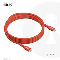 Club 3D Club 3D - USB typ C-kabel - 24 pin USB-C till 24 pin USB-C - 3 m