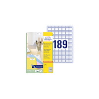 AVERY Etikett AVERY mini 25,4x10mm 4725/fp