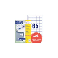 AVERY Etikett AVERY 38x21,2mm 6500/fp