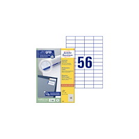 AVERY Etikett AVERY 52,5x21,2mm 5600/fp