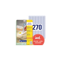 AVERY Etikett AVERY avtagb 17,8x10mm 8100/fp