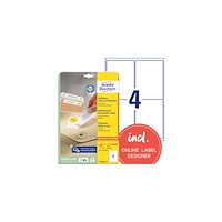 AVERY Etikett AVERY avtagb 99,1x139mm 120/fp