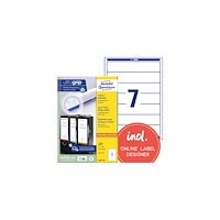 AVERY Etikett AVERY Pärm 192x38mm 700/fp