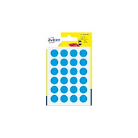 AVERY Etikett AVERY 15mm blå 168/fp