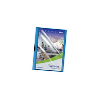 Lyreco Klämmapp LYRECO PP A4 3mm blå 5/fp