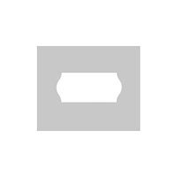 No Brand Prisetikett 26x12mm G2 vit 9000/fp