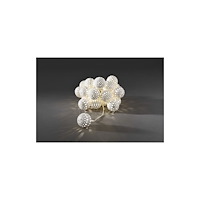 KONSTSMIDE Ljusslinga 24 varmvit LED vit 3m