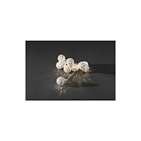 KONSTSMIDE Ljusslinga 10 varmvit LED vit 0,9m