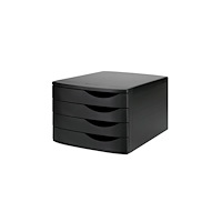 Jalema Blankettbox DJOIS 4 lådor Blue A. svart