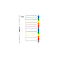 Lyreco Kartongregister LYRECO A4 1-15 vit