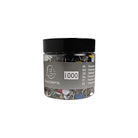 EXACOMPTA Häftstift EXACOMPTA sort.färger 1000/fp