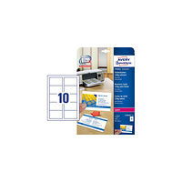 AVERY Visitkort AVERY laser 85x54 satin 250/fp