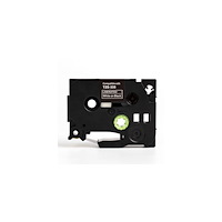 No Brand Tape 12mm TZe-335 vit på svart