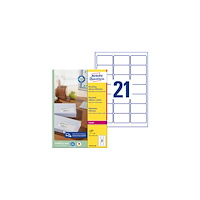 AVERY Etikett AVERY QP 63,5x38,1mm 2100/fp