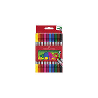 FABER-CASTELL Fiberpenna Dubbelspets Etui 10/fp