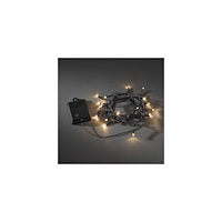 KONSTSMIDE Ljusslinga 20 amber LED 1,9m svart