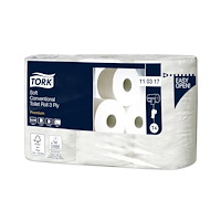 TORK Toiletpapir Tork T4 Premium Soft hvid 3-lags