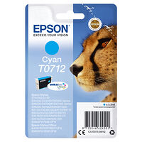 EPSON Epson T0712 - cyan - original - bläckpatron