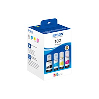EPSON Epson 102 Multipack - 4-pack - svart, gul, cyan, magenta - original - bläckpatron