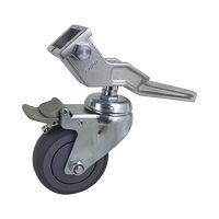 KUPO Kupo KC-100G 100mm Caster with Brake 30mm Square Adapter Set of Three