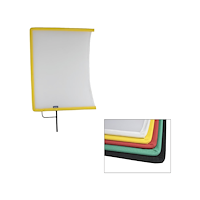 KUPO Kupo KT-2436OW 24"x 36" Open End Flag Frame - White Artificial Silk