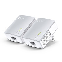 TP-LINK Technologies TP-Link PA411KIT 500 Mbit/s Nätverksansluten (Ethernet) Vit 2 styck