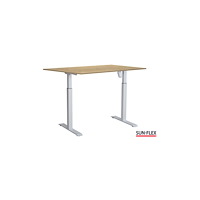 Sun-Flex Bord SUN-FLEX II höj/sänk 120x80 vit/bjö