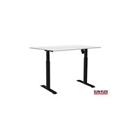 Sun-Flex Bord SUN-FLEX I höj/sänk 120x80 sva/vit