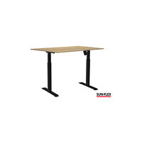 Sun-Flex Bord SUN-FLEX II höj/sänk 120x80 sva/bjö