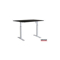 Sun-Flex Bord SUN-FLEX II höj/sänk 160x80 vit/sva