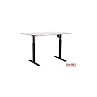 Sun-Flex Bord SUN-FLEX II höj/sänk 160x80 sva/vit