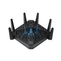 Acer Acer Predator Connect W6 Wi Fi 6E trådlös router Gigabit Ethernet Triband (2,4 GHz/5 GHz/6 GHz) Svart