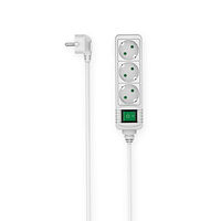 Hama Power Strip 3-way Switch White 3.0m