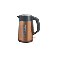 Bosch Group Bosch TWK4P439 vattenkokare 1,7 l 2400 W Svart, Guld