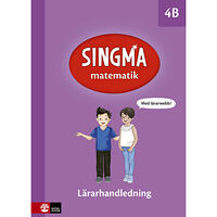 Natur & Kultur Läromedel och Akademi Singma matematik 4B Lärarhandledning med lärarwebb 12 mån (bok, spiral)