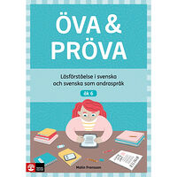 Malin Fransson Öva & Pröva åk 6 Läsförståelse i svenska och svenska som andraspråk (häftad)