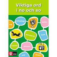 Natur & Kultur Läromedel och Akademi Viktiga ord i no och so (häftad)