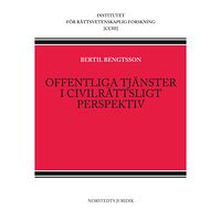 Bertil Bengtsson Offentliga tjänster i civilrättsligt perspektiv (häftad)