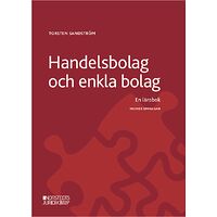 Torsten Sandström Handelsbolag och enkla bolag : En lärobok (häftad)