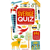 Eva-Karin Gyllenberg Sverigequiz : hur väl känner du Sverige? (bok, danskt band)