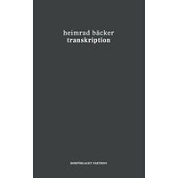 Heimrad Bäcker Transkription (bok, danskt band)