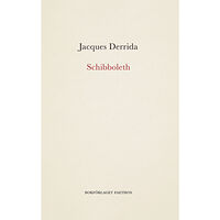 Jacques Derrida Schibboleth (bok, danskt band)
