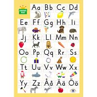 Natur & Kultur Läromedel och Akademi Bokstavsriket/Alfabetskort, 8-pack