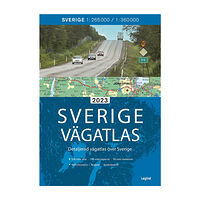 Legind A/S Sverige vägatlas 2023 (bok, flexband)