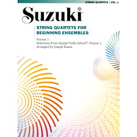 Notfabriken Suzuji String Quartets for beginning ensamble (häftad, eng)